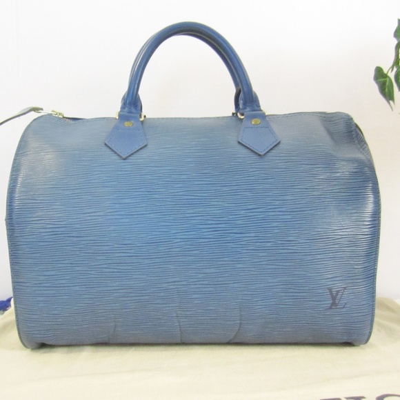 Louis Vuitton Speedy 30 Epi Blue ADD'L LISTING - Picture 2 of 8
